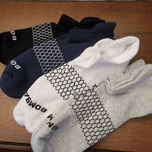 Bombas Men's Athletic Socks - Black, Navy, White, Gray